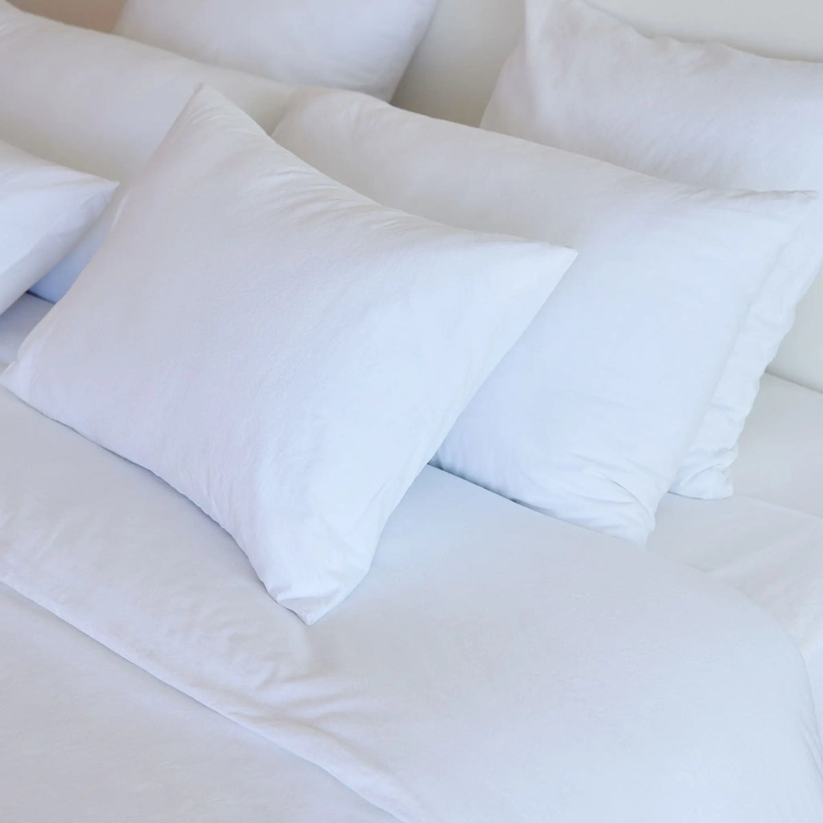 Tavira Washed Cotton Fitted Sheet Torres Novas UK