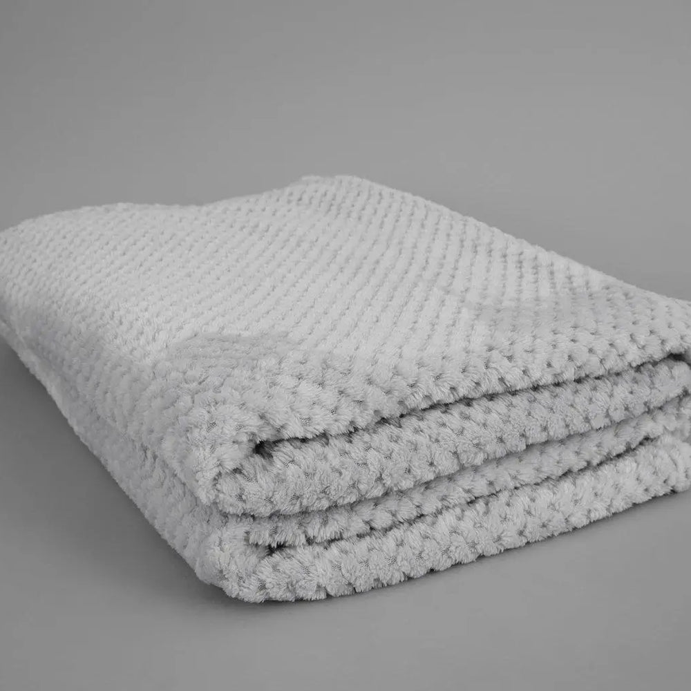 Team GB Waffle Blanket - Grey Dreams