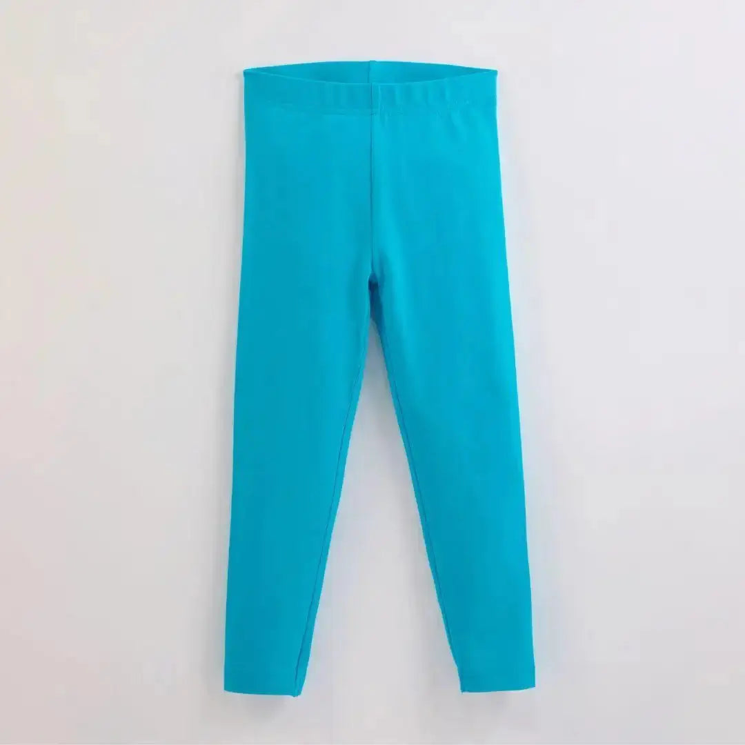 Tempting Turquoise Kids Organic Leggings ScandiBugs