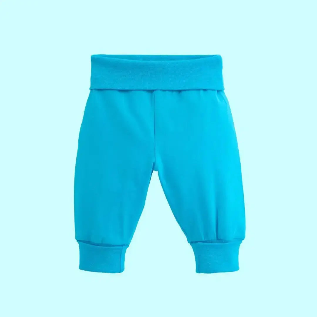 Tempting Turquoise Kids Organic Yoga Pants ScandiBugs
