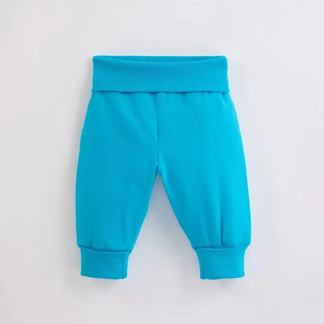 Tempting Turquoise Kids Organic Yoga Pants ScandiBugs