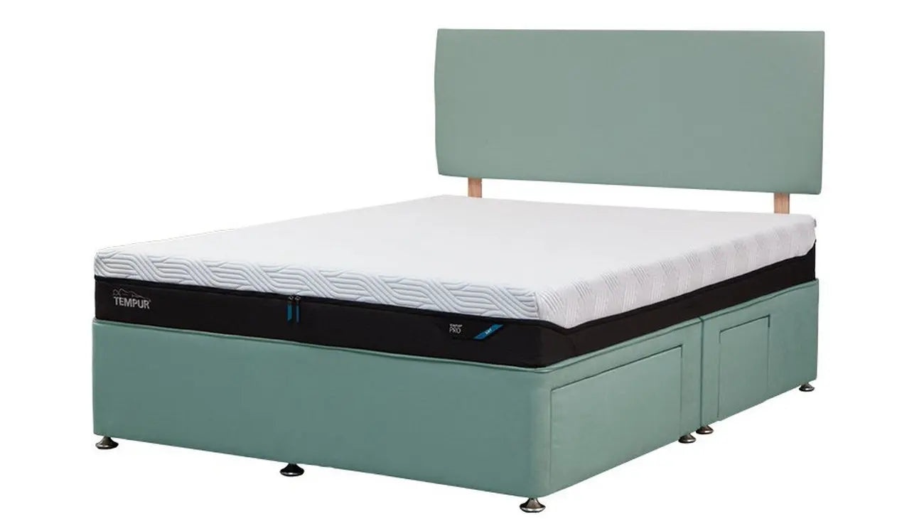 Buckingham Drawer Divan Continental 4 Drawers Venice Jade – Luxury Bed