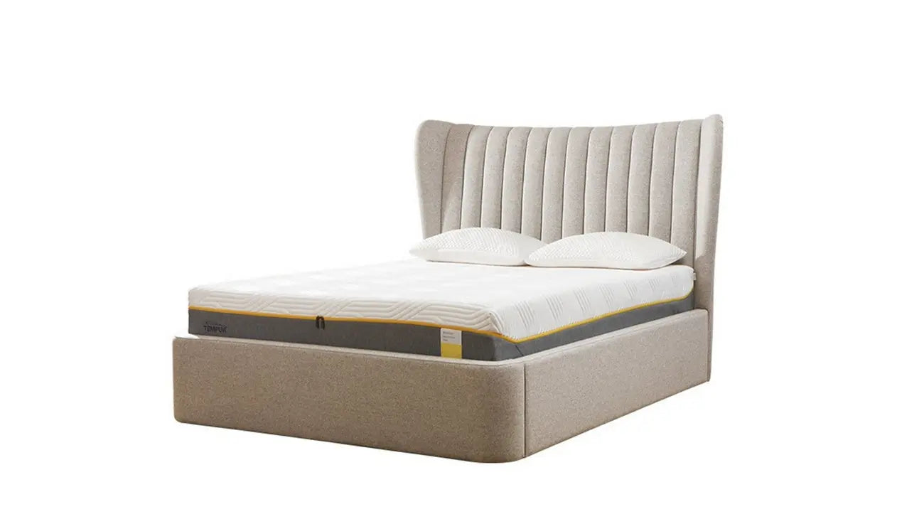 Tempur Horton Ottoman Bed in Shetland Pebble