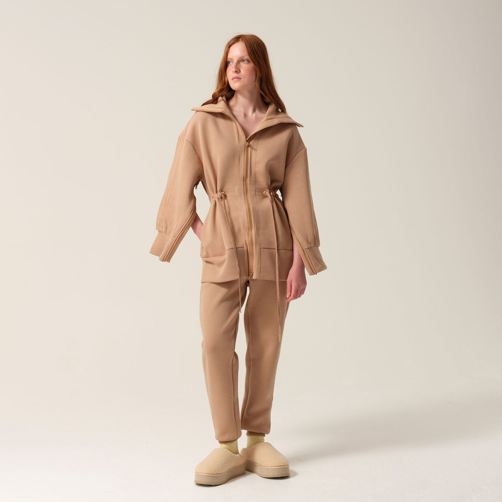 Womens Testing 1-2-3 Tracksuit Caramel Tonic London