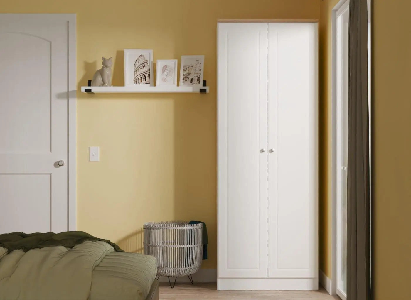 Texas 2-Door Wardrobe - White Dreams