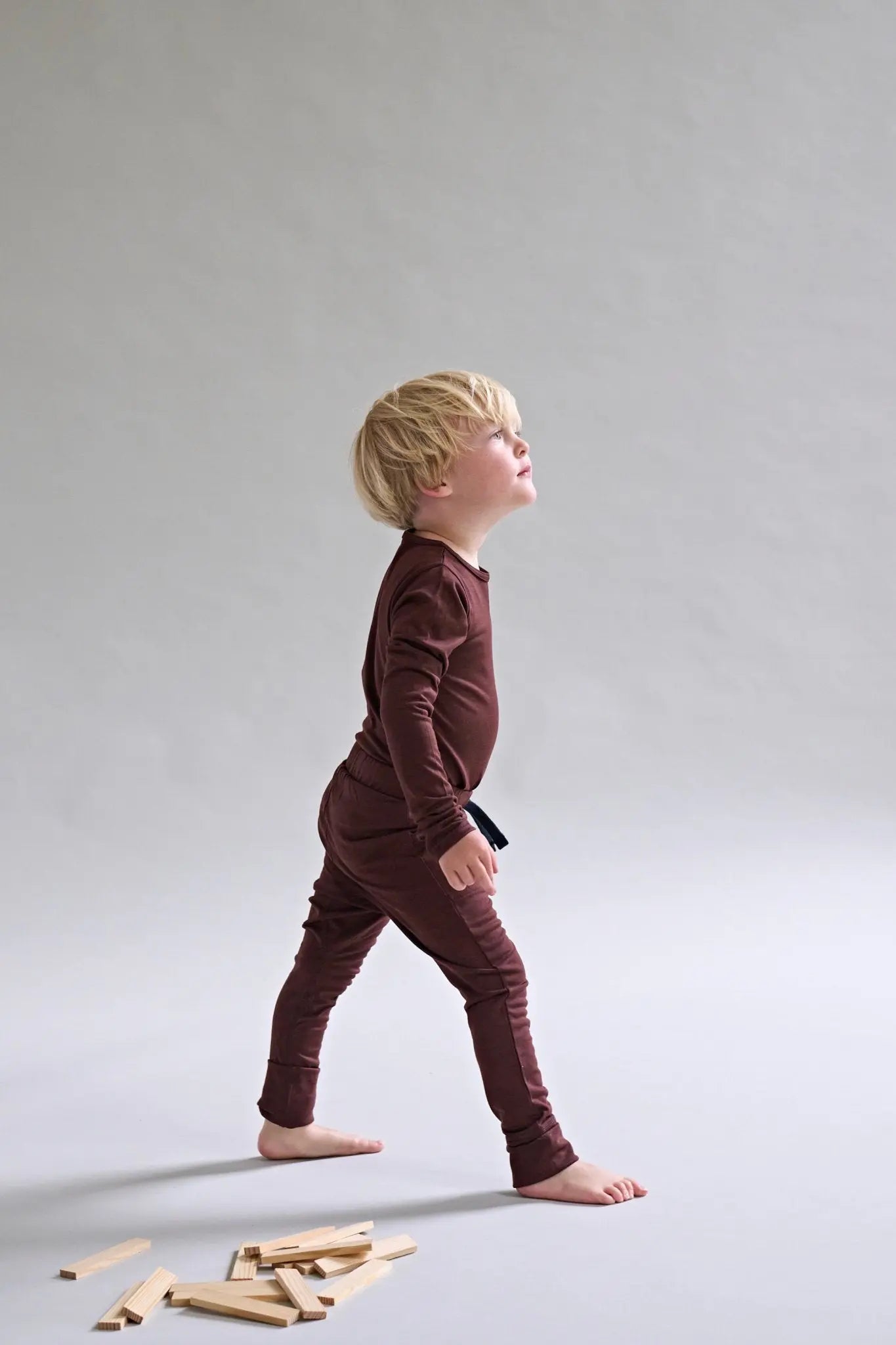 The 24 Hour Trouser, Chocolate Brown Smalls Merino
