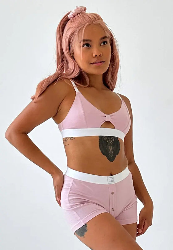 The Bralette, Pink Pantee