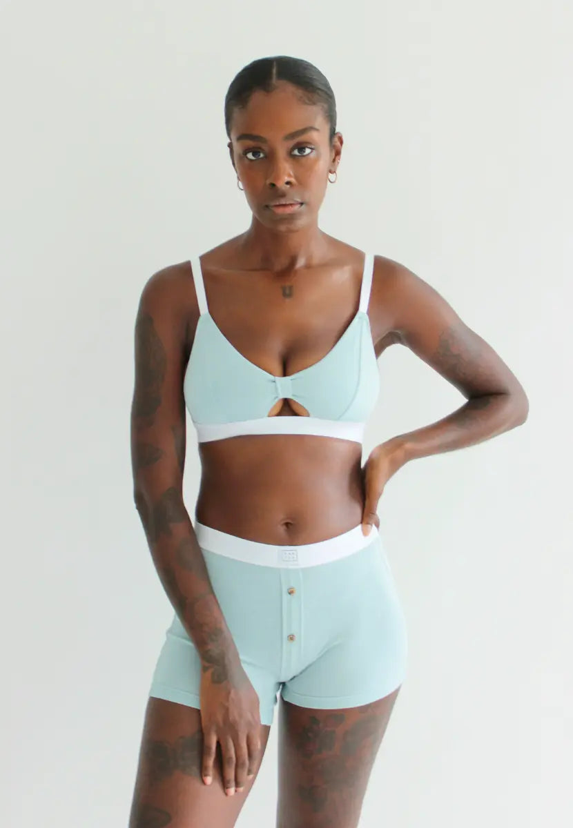The Bralette, Salty Air Pantee