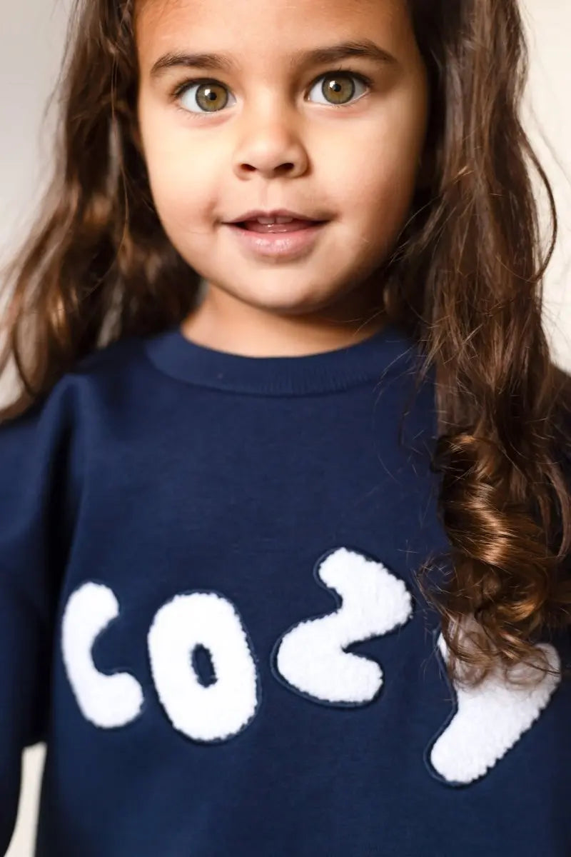 The COZY Little Lounger Tracksuit Navy Cozy Crew Club