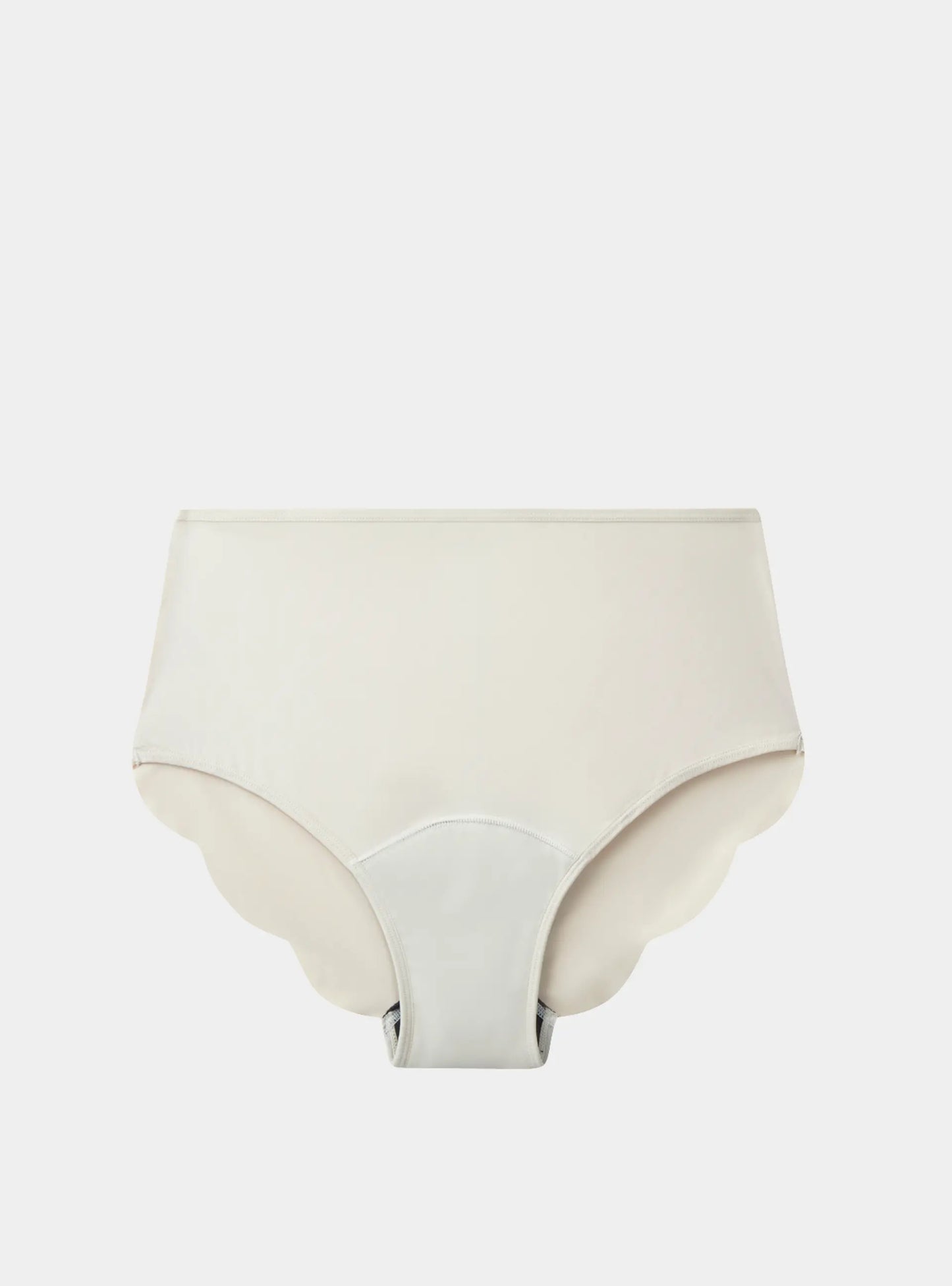 The Coni Cream High Waisted Period Kickers NIXI Body