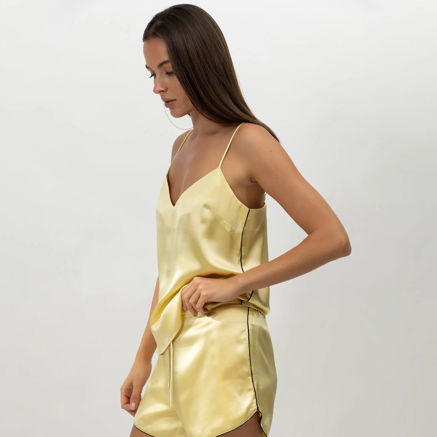 The Lady Silk Camisole Panna Cotta NOKAYA