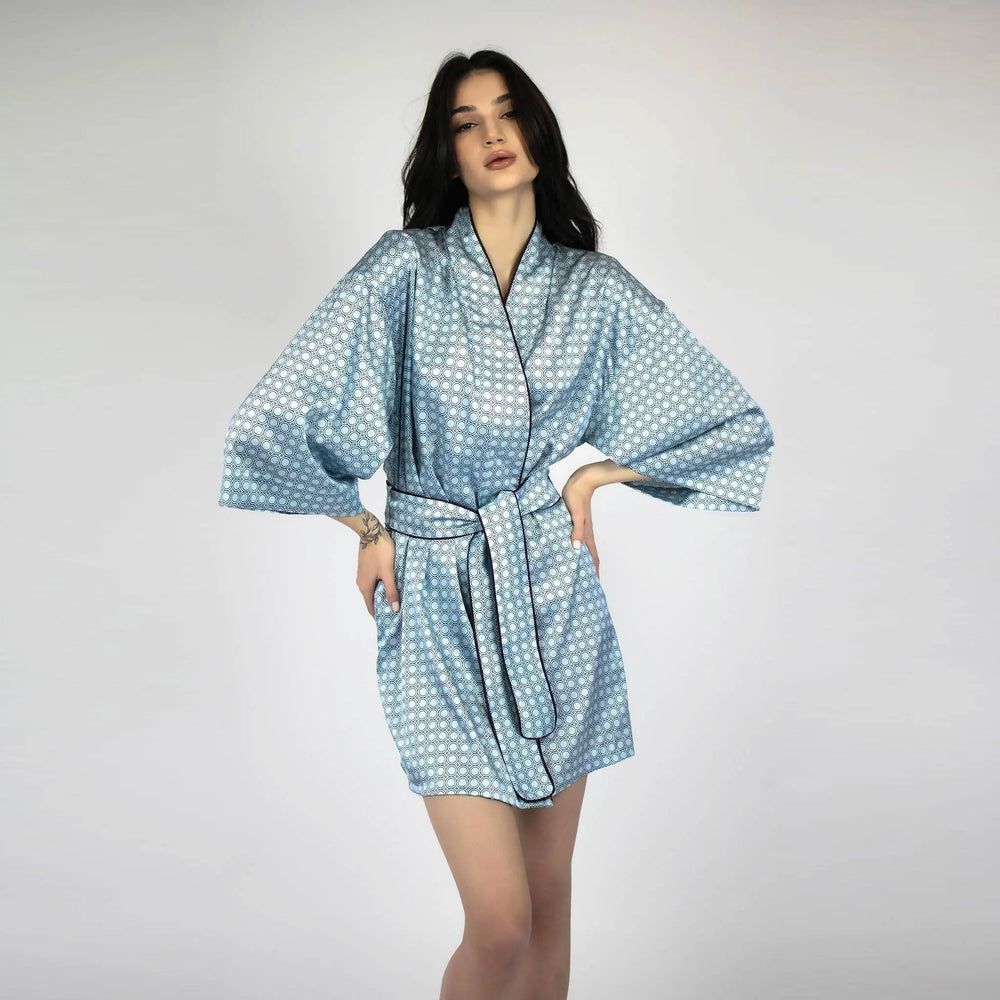 The Lady Silk Kimono Robe NOKAYA