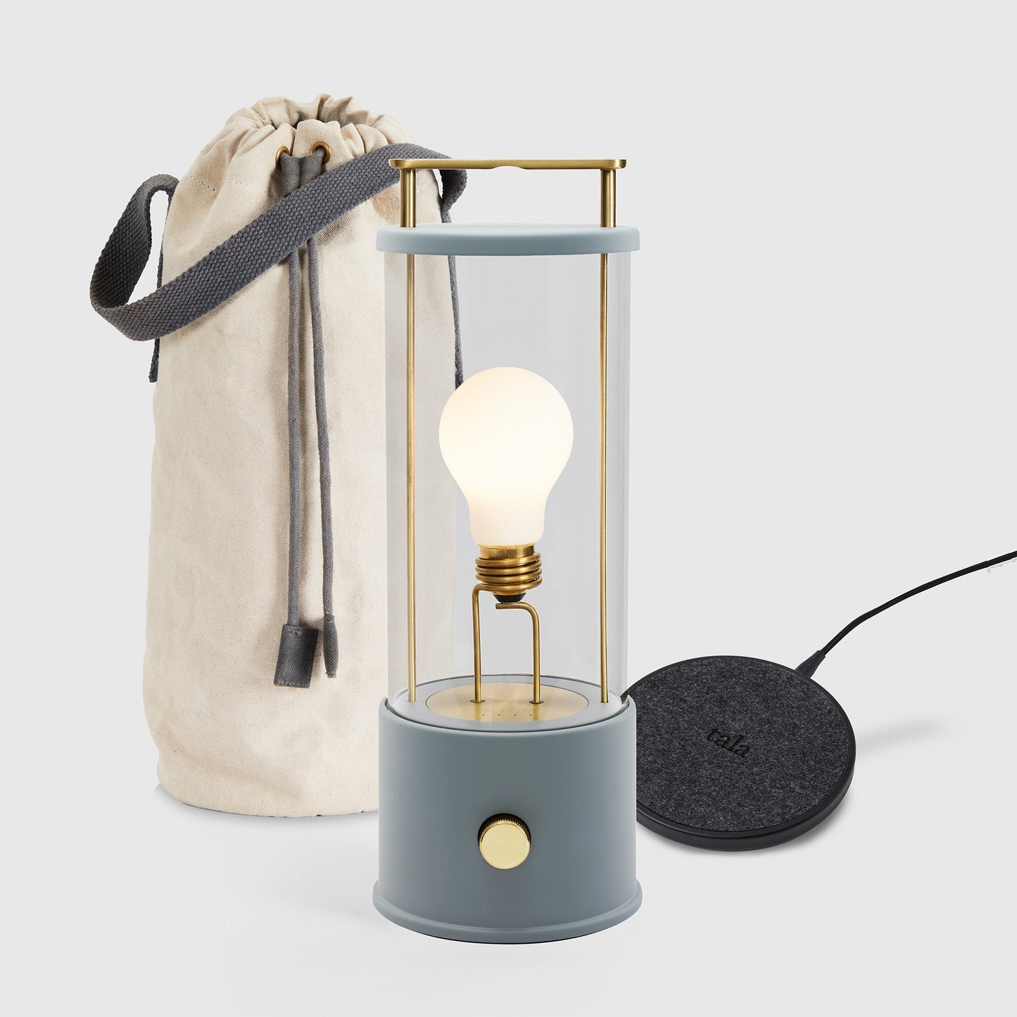 The Muse Portable Lamp in Selvedge Blue Bundle Tala