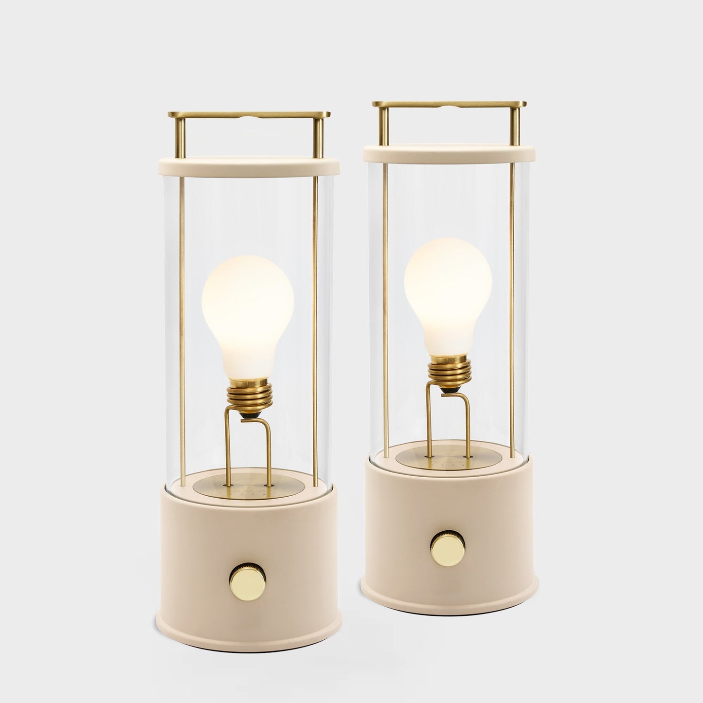 The Muse Portable Lamp in Setting Plaster Pink - Set of 2 Tala
