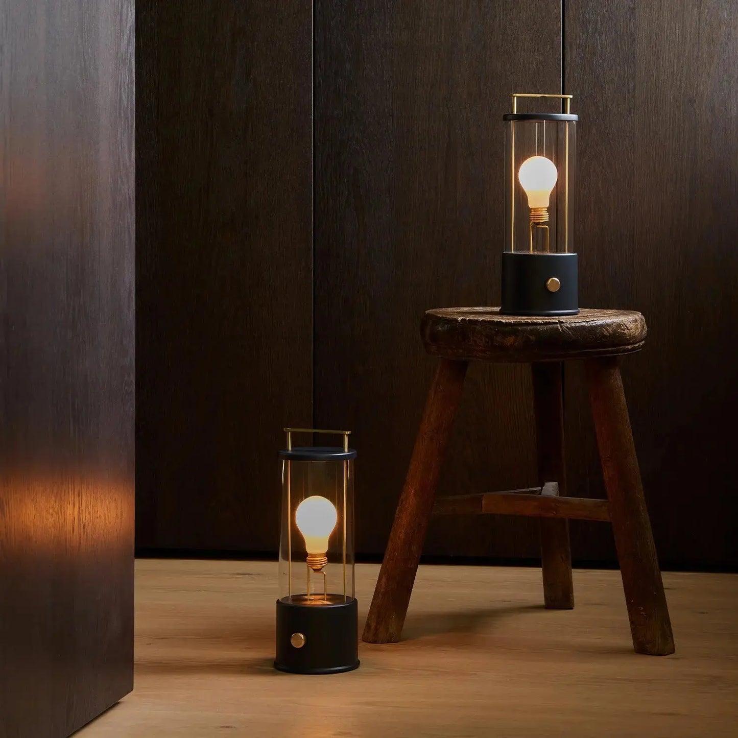 The Muse Portable Lamp in Hackles Black - Set of 2 Tala