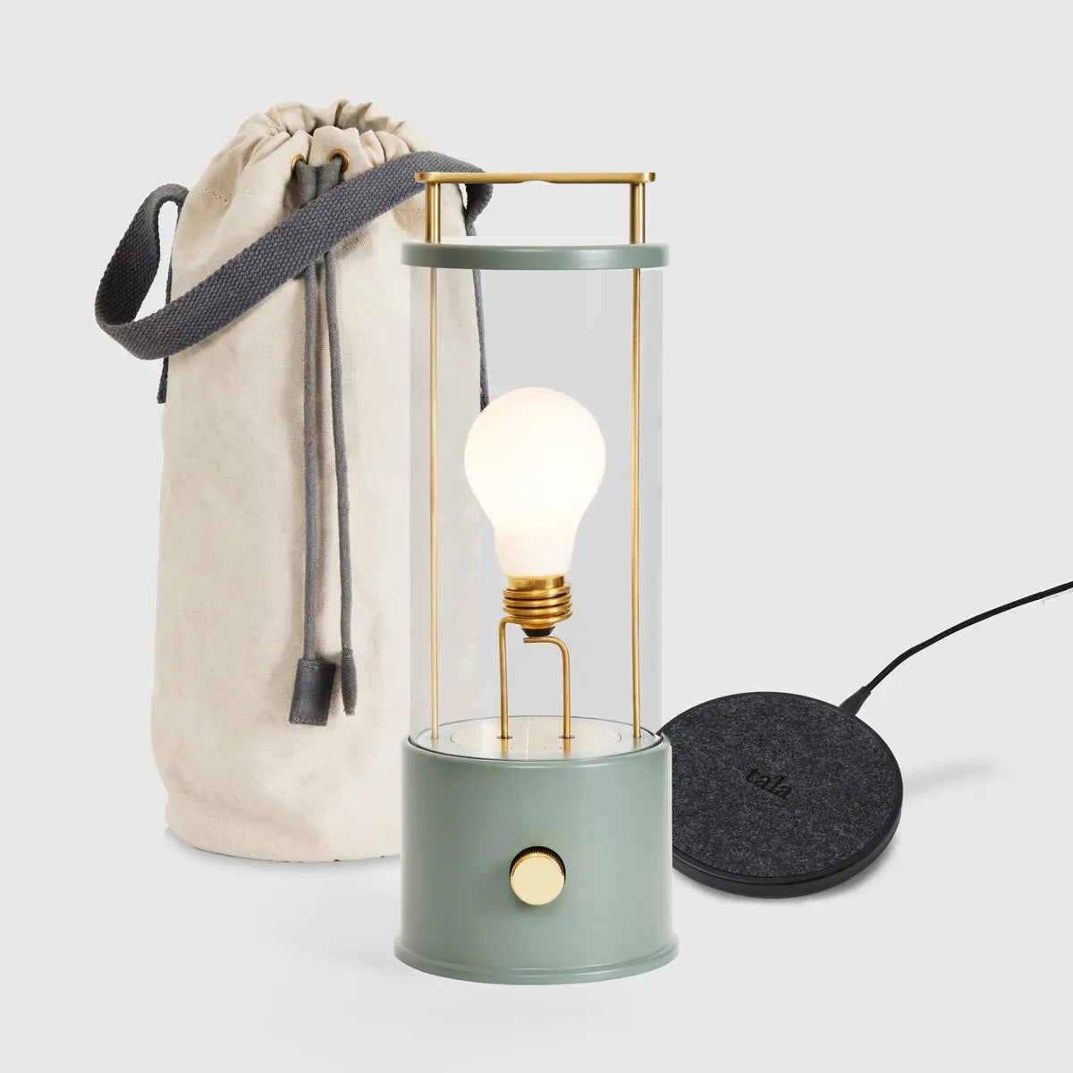 The Muse Portable Lamp in Pleasure Garden Green Bundle Tala