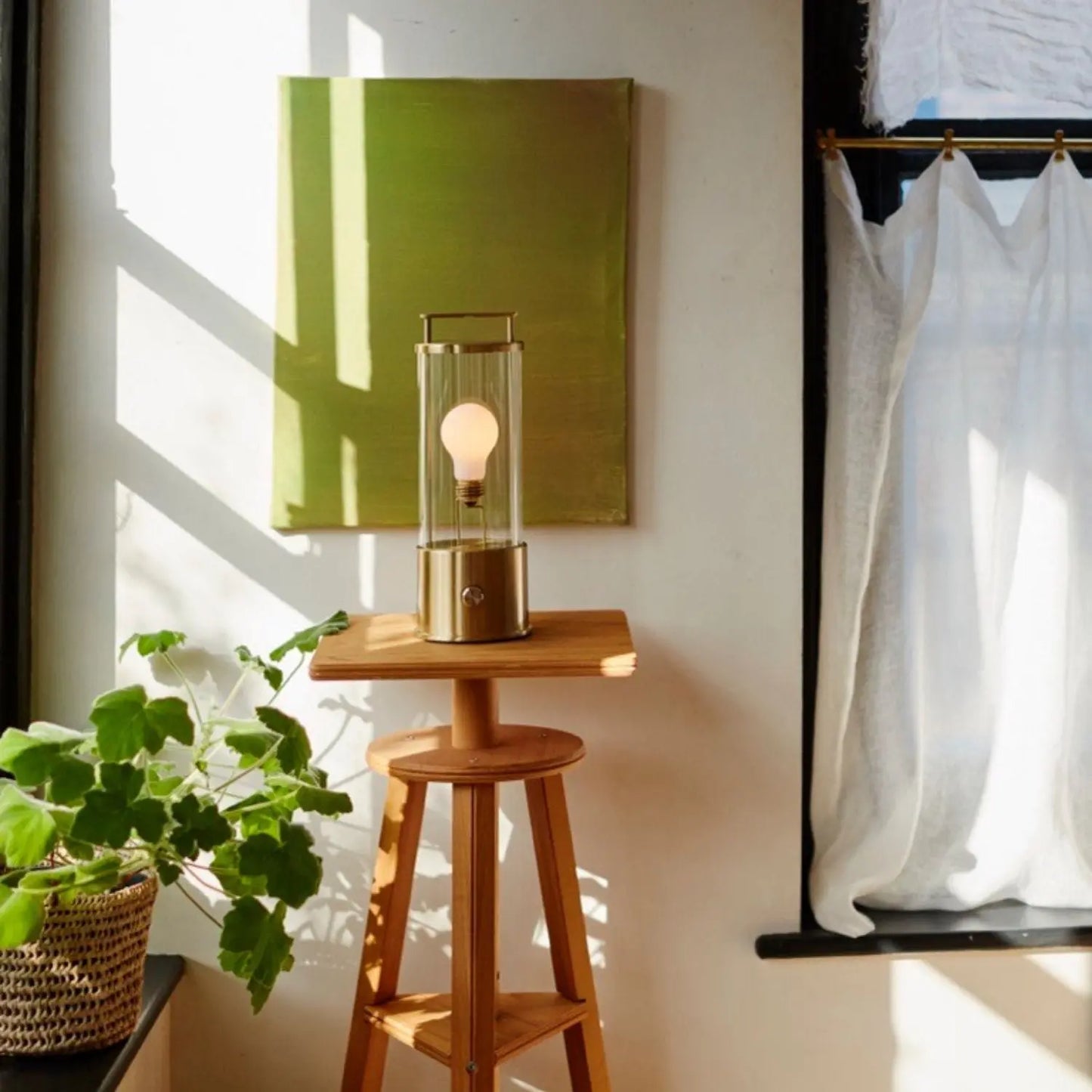 The Muse Portable Lamp in Solid Brass Bundle Tala