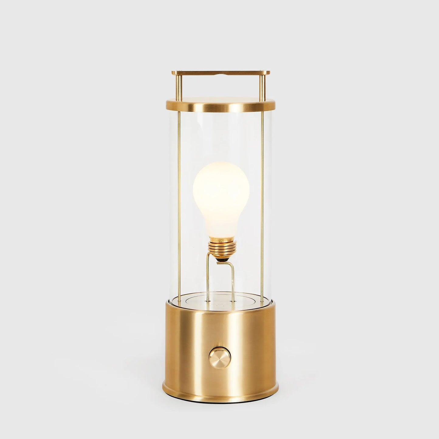 The Muse Portable Lamp in Solid Brass Tala