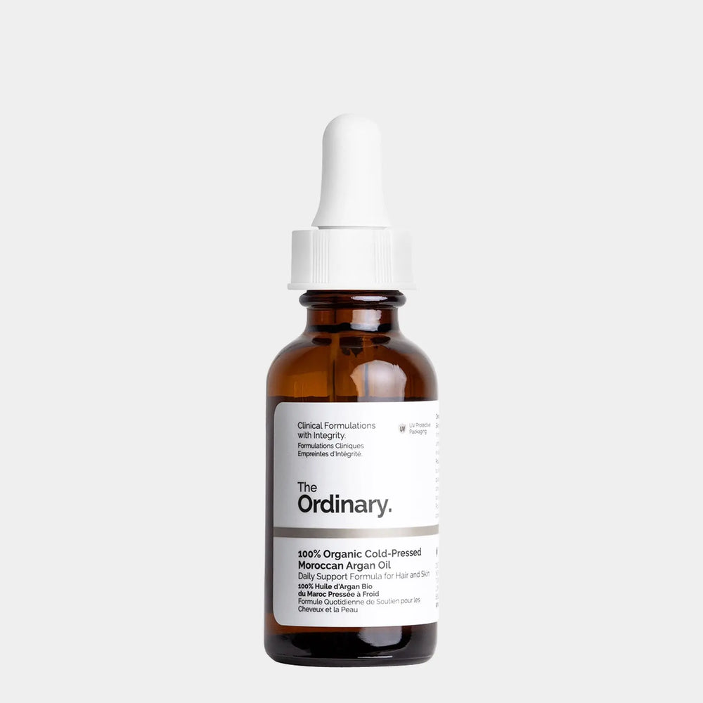 The Ordinary 100% Organic Cold-Pressed Moroccan Argan Oil 30Ml The Ordinary