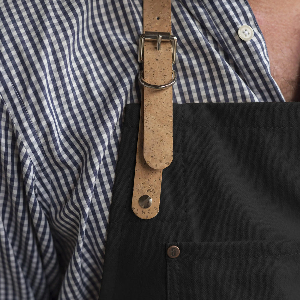 The Original Apron With Cork Straps and Trim Risdon & Risdon