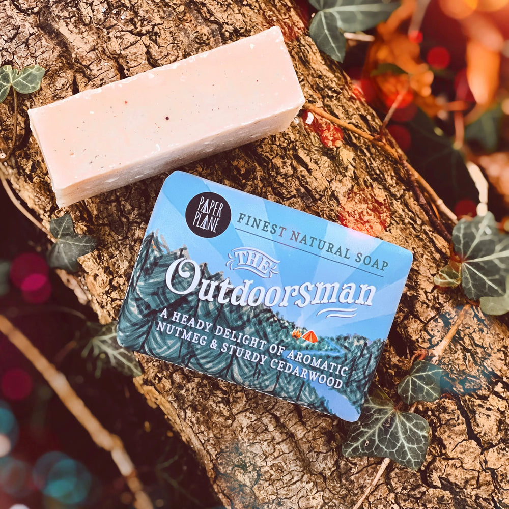 The Outdoorsman Soap 100% Natural Vegan Paper Plane