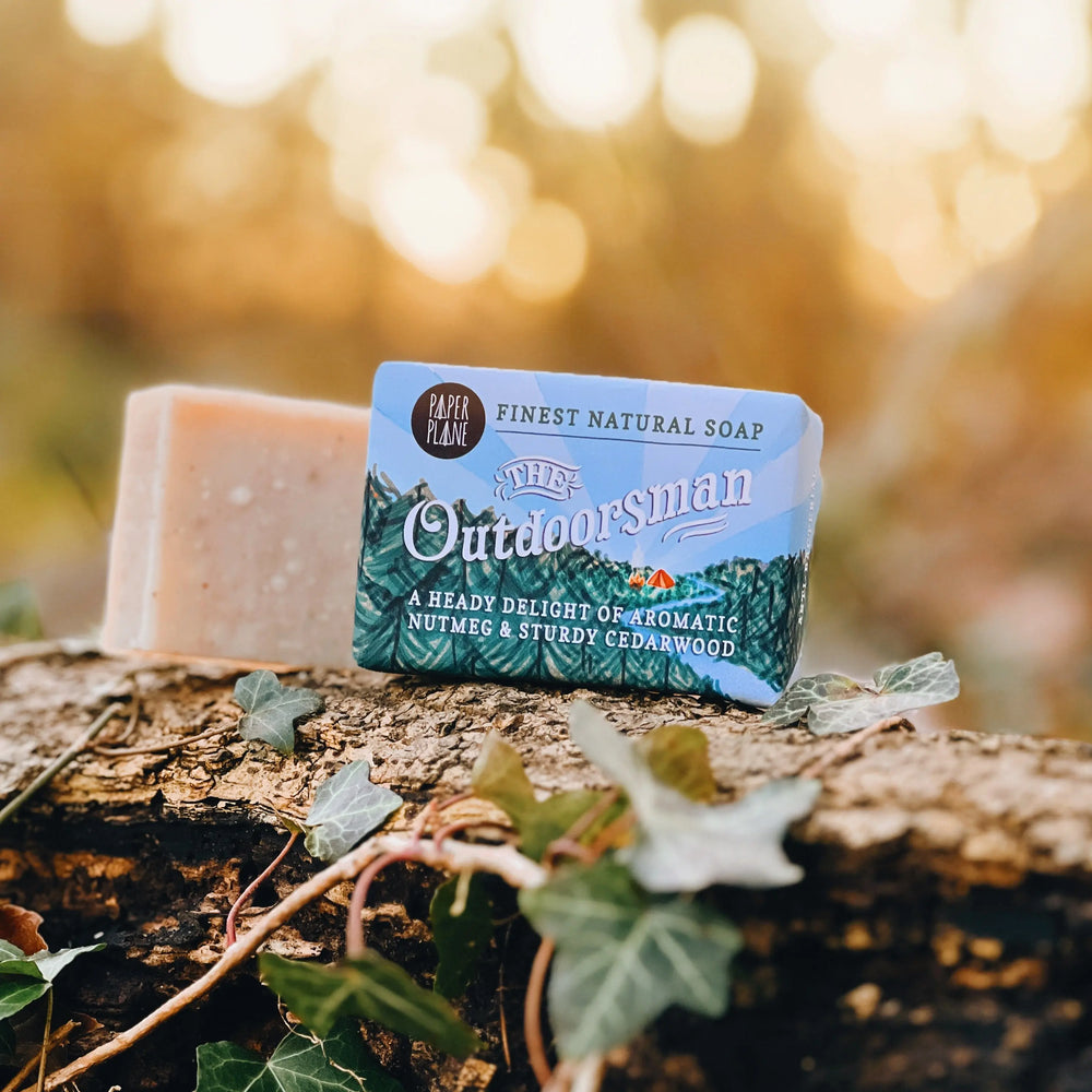 The Outdoorsman Soap 100% Natural Vegan Paper Plane