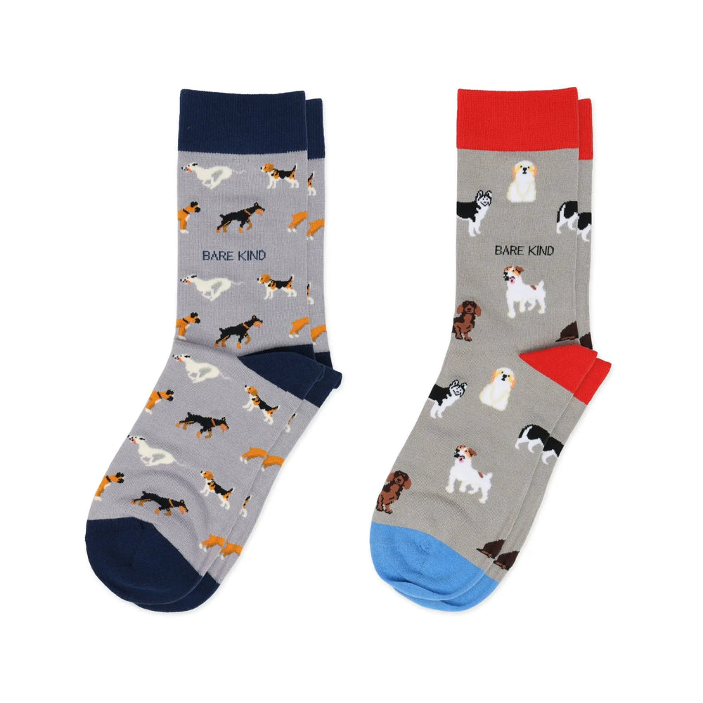 The Paw-some Duo Bamboo Sock Set Bare Kind