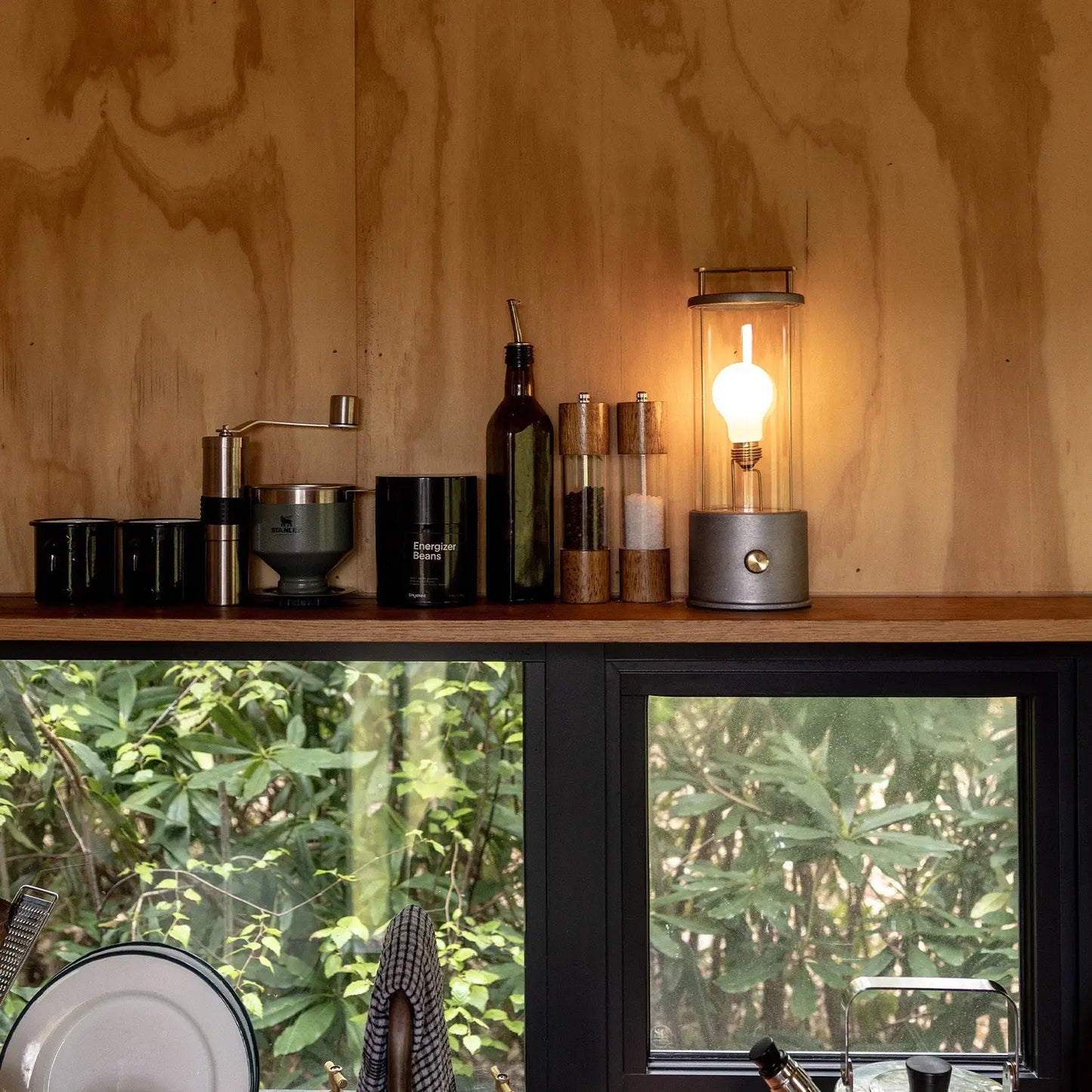 The Rugged Muse Portable Lamp in Raw Aluminium Tala