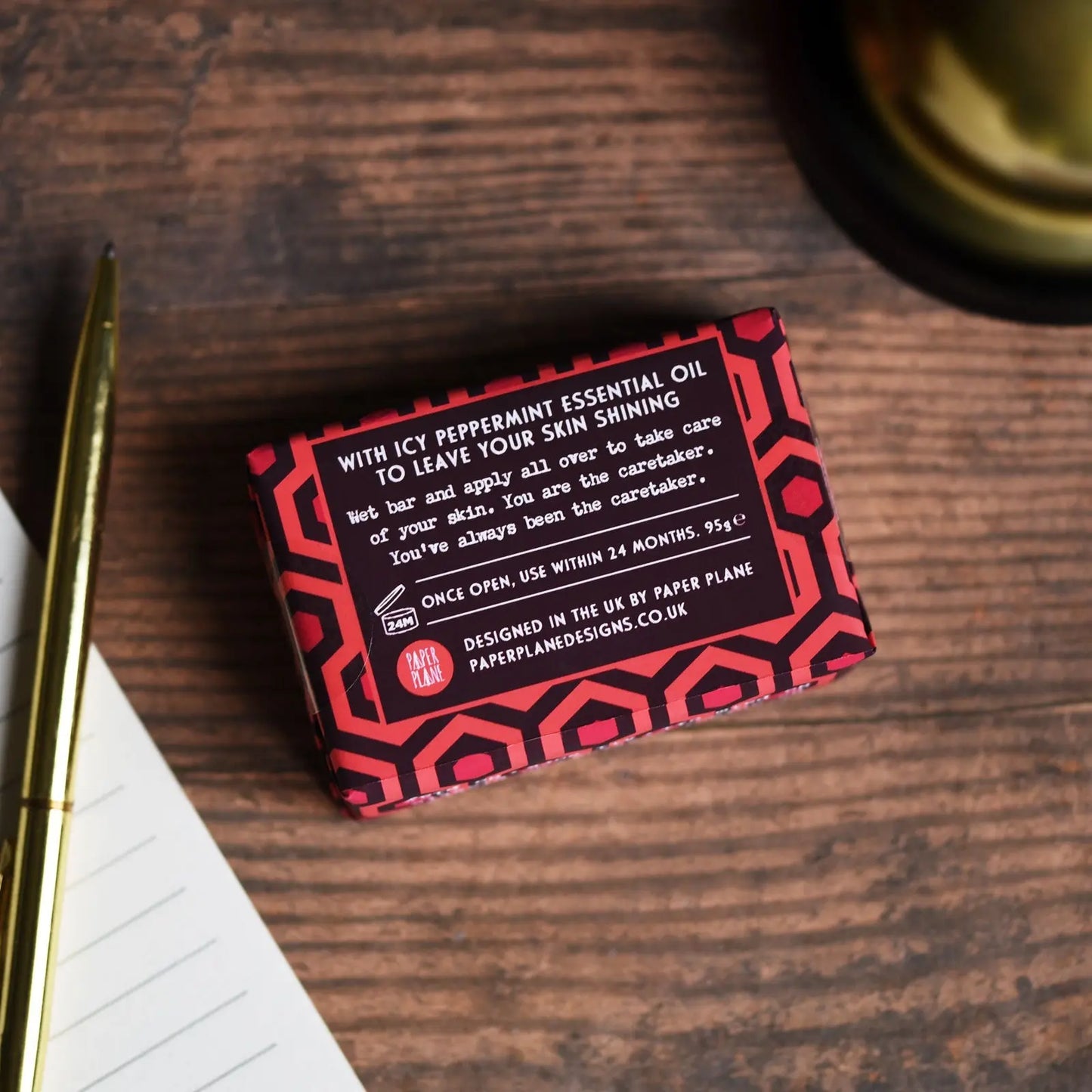 The Shining Overlook Hotel Guest Soap Paper Plane