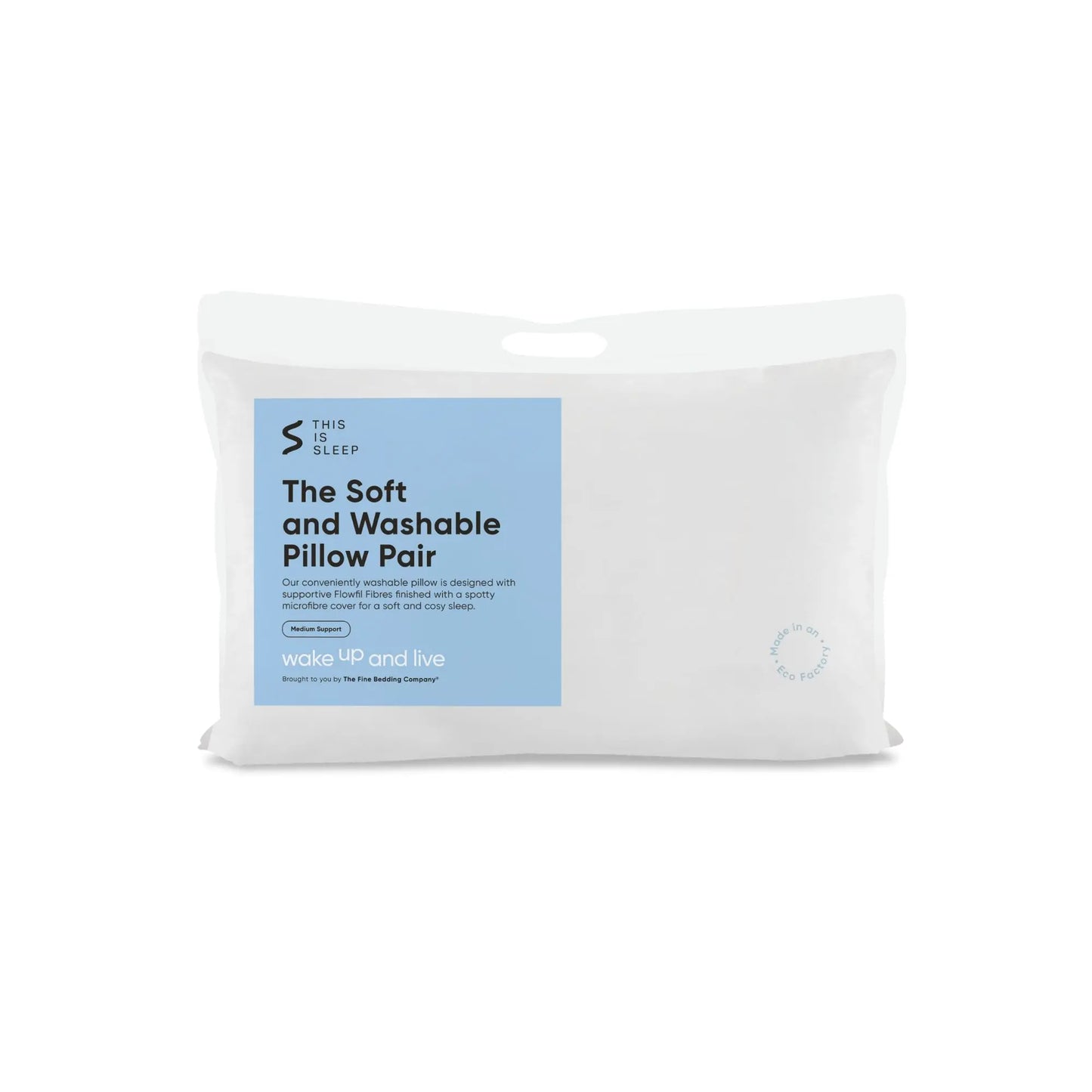The Soft & Washable Pillow Pair The Fine Bedding Company