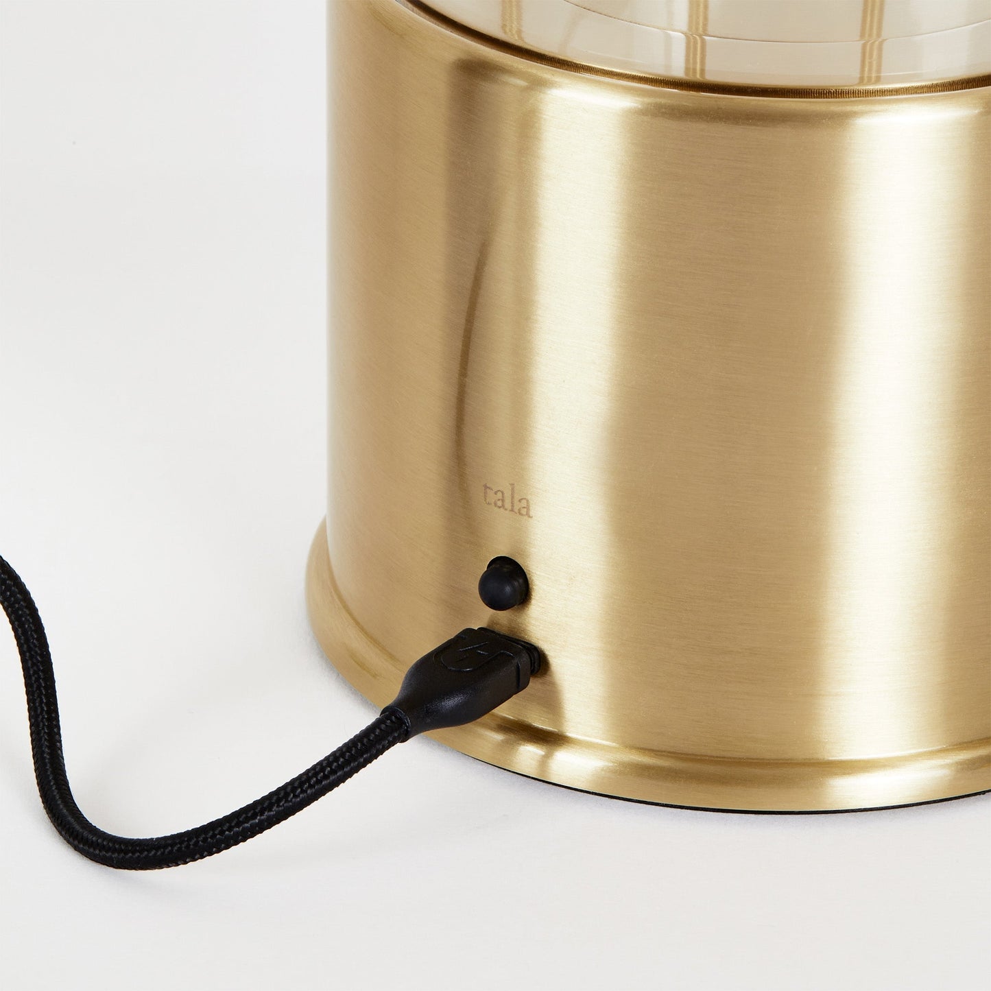 The Muse Portable Lamp in Solid Brass Tala