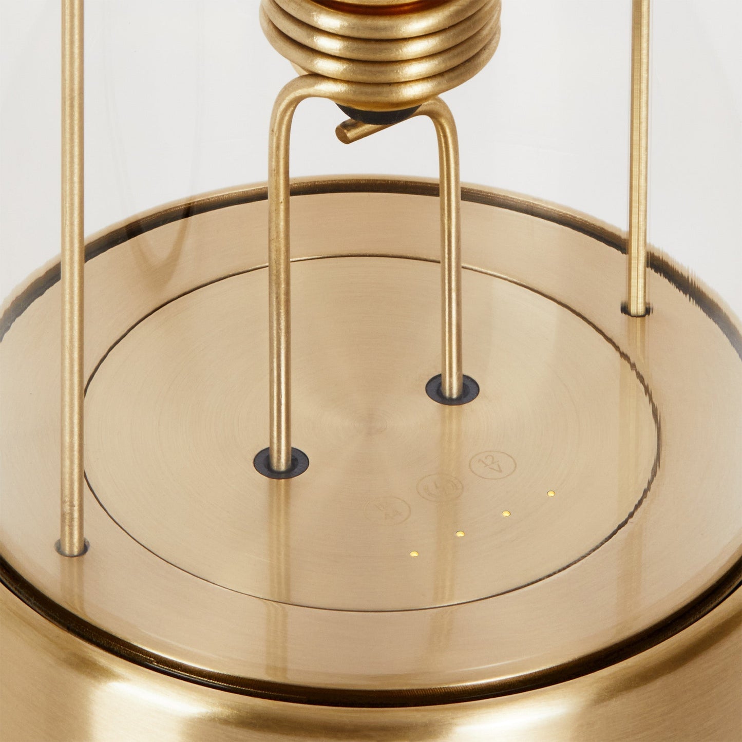The Muse Portable Lamp in Solid Brass Tala