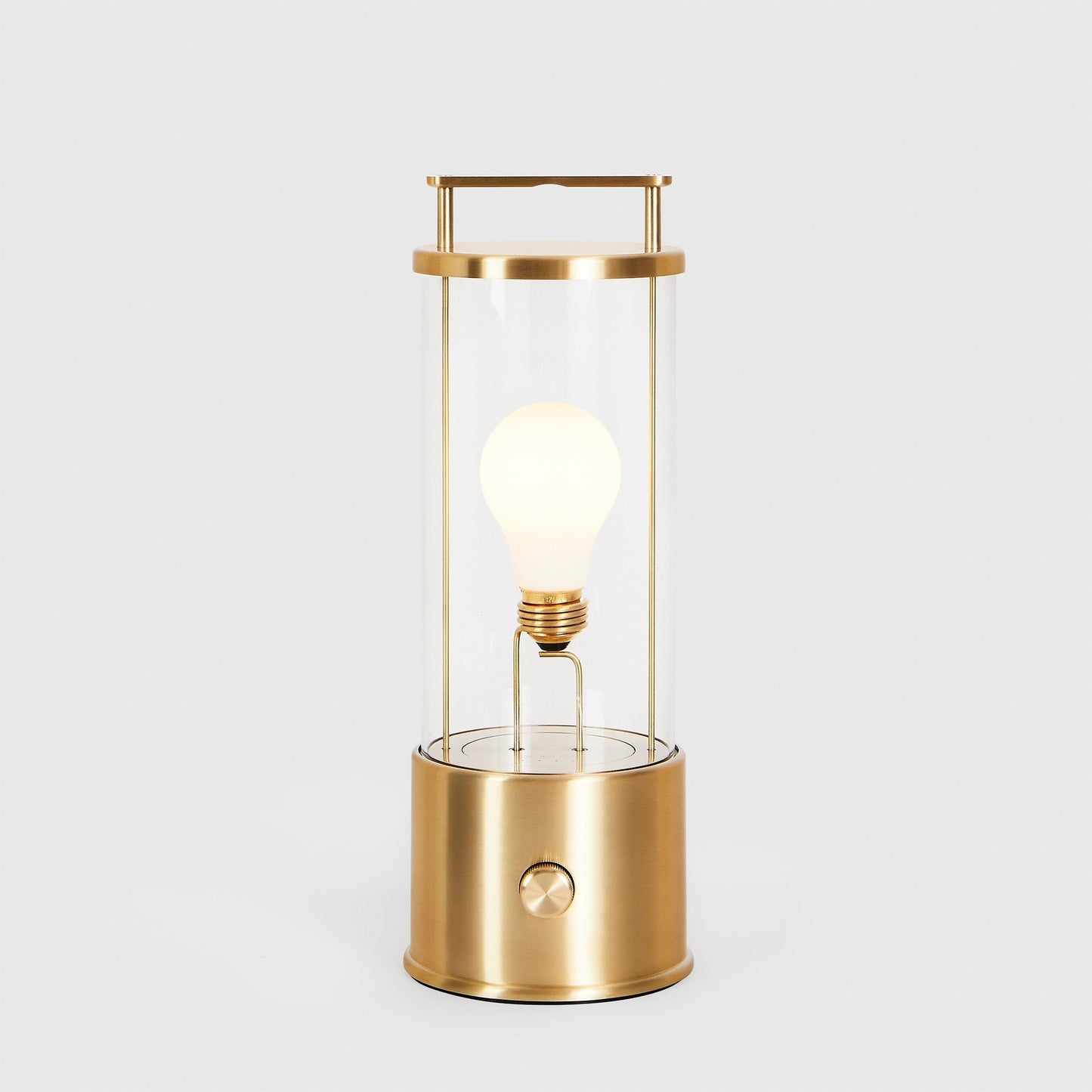The Muse Portable Lamp in Solid Brass Tala