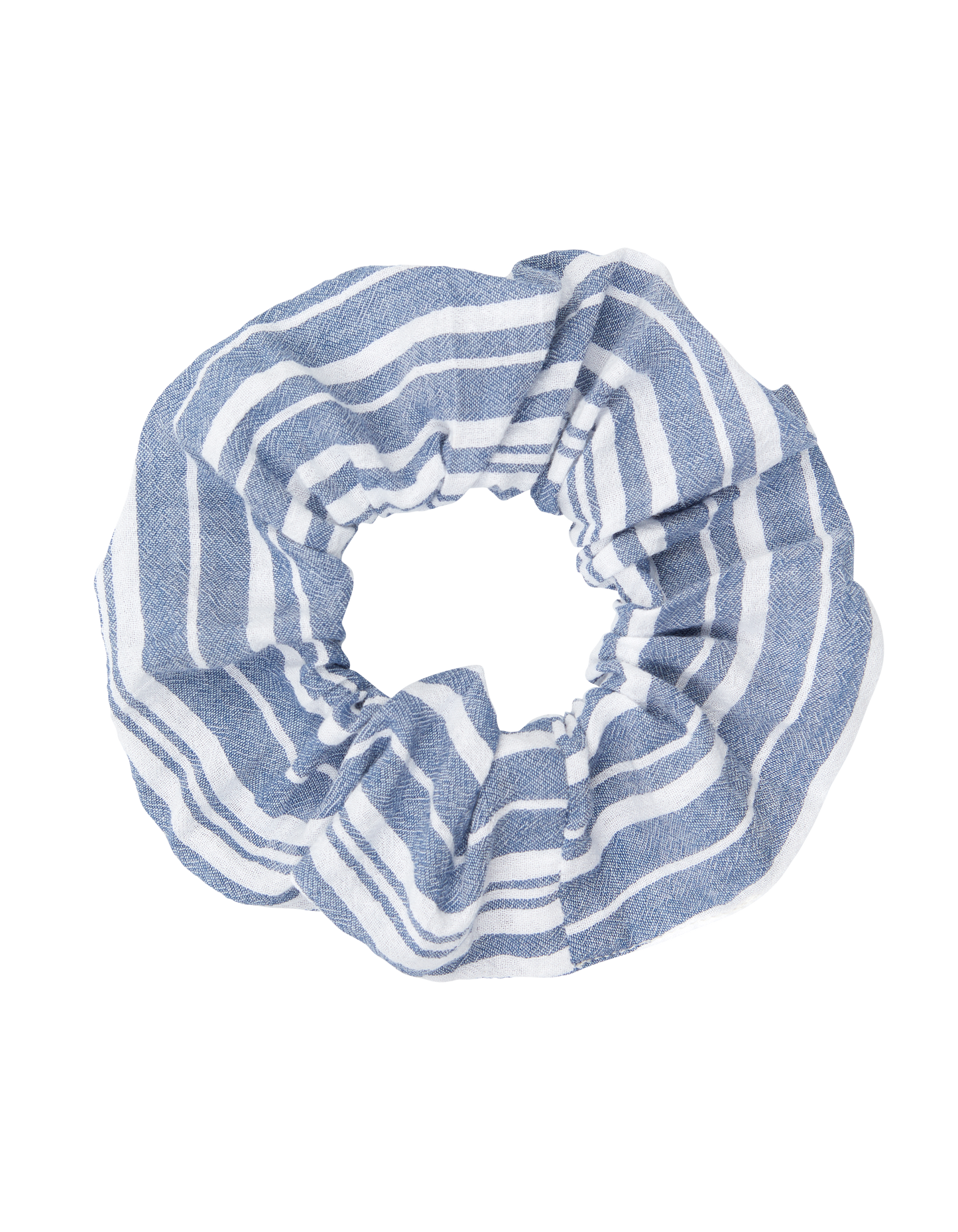The Scrunchie - French Navy Stripe Nudea