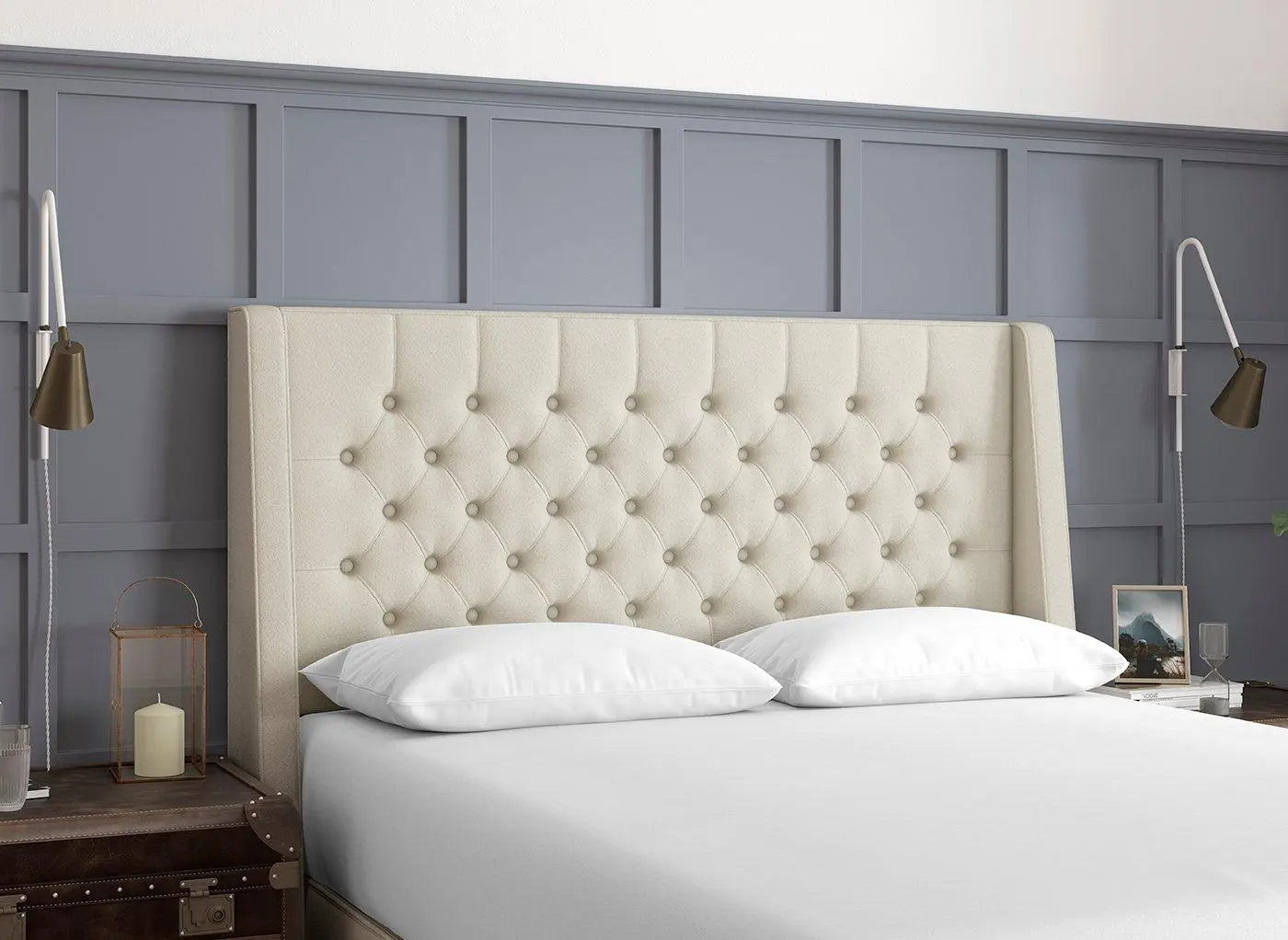 TheraPur Buckler Headboard - Cream Dreams