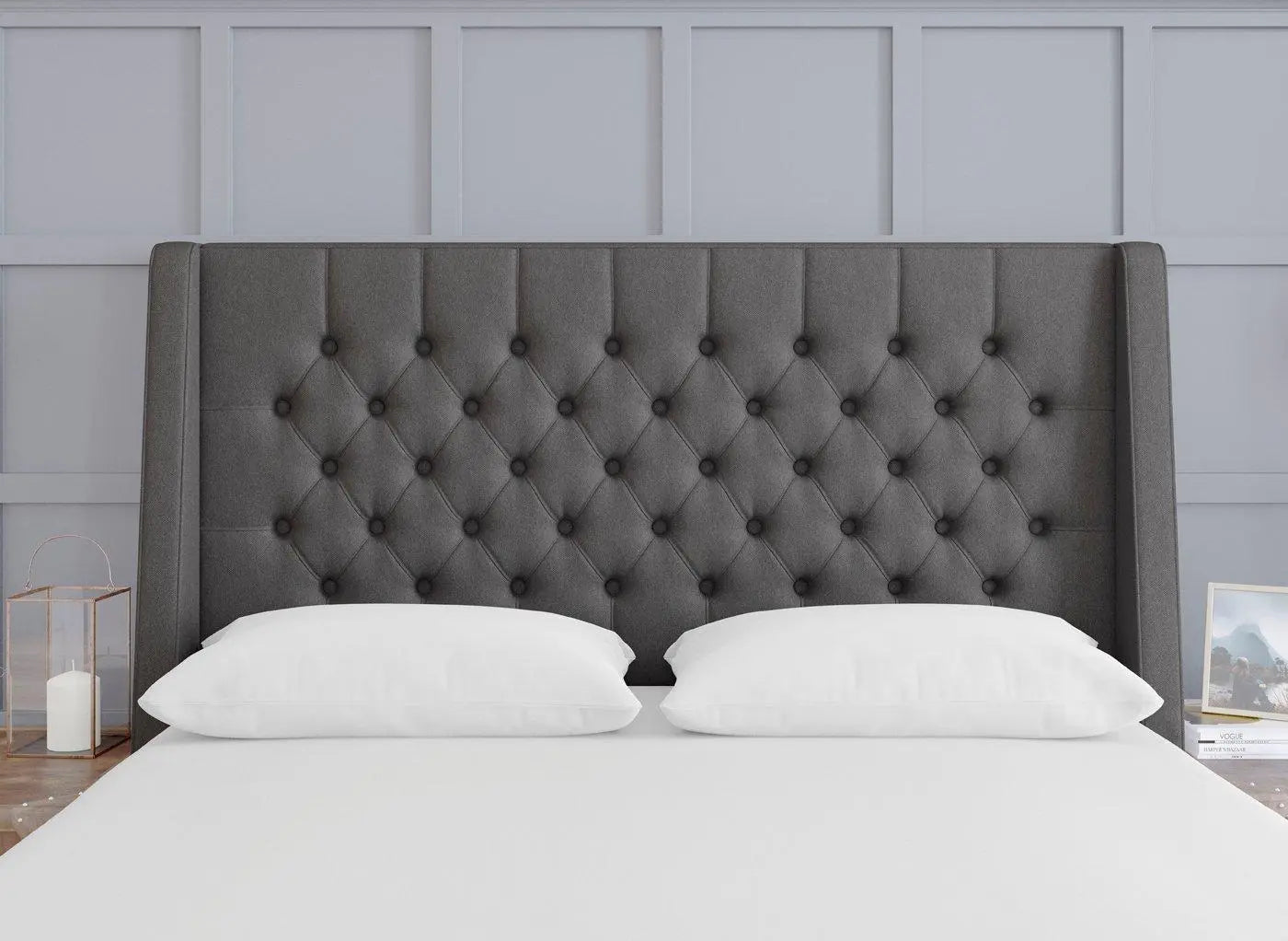 TheraPur Buckler Headboard - Grey Dreams