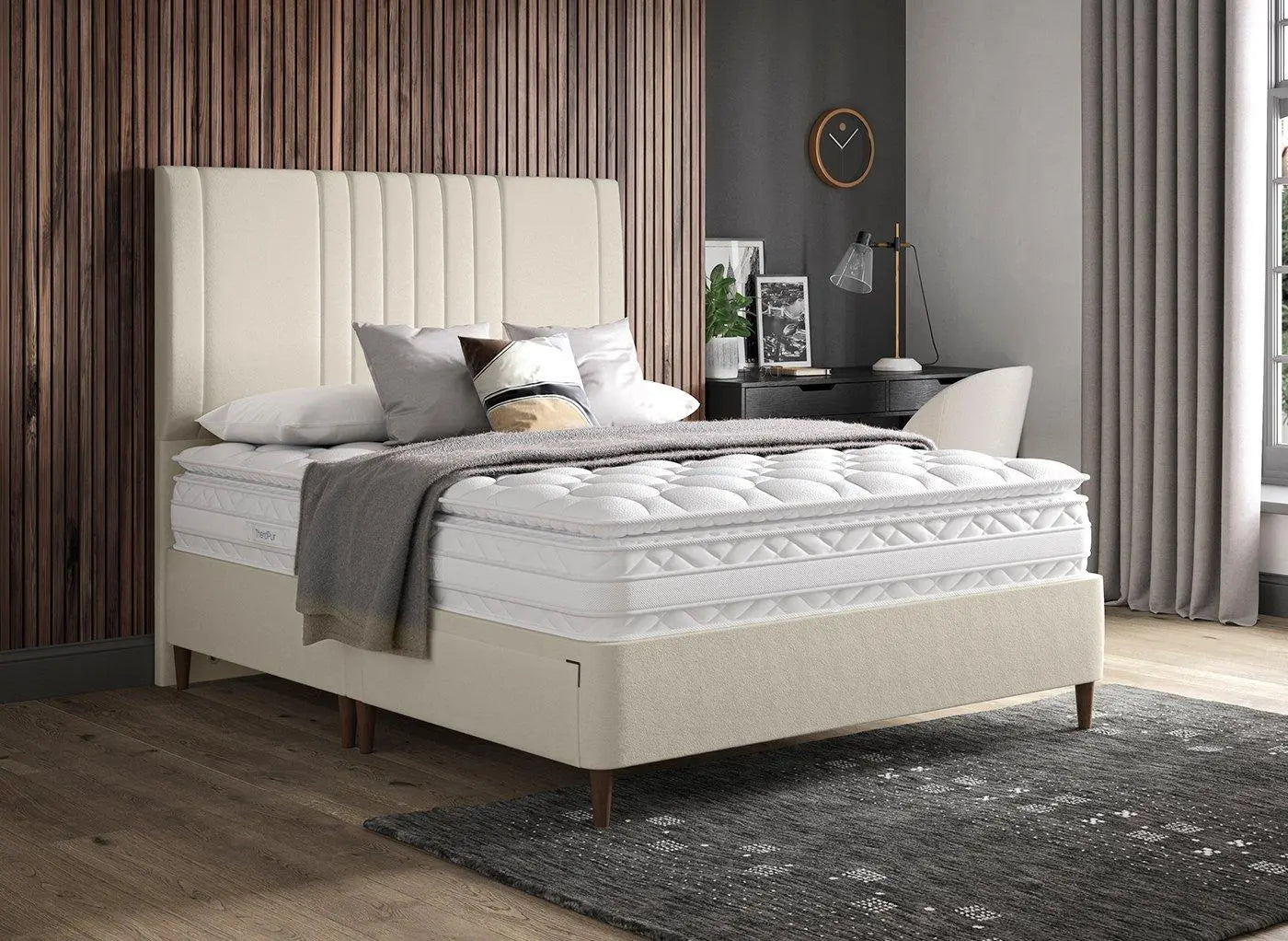 TheraPurÂ® Shallow Divan Base - Cream Dreams