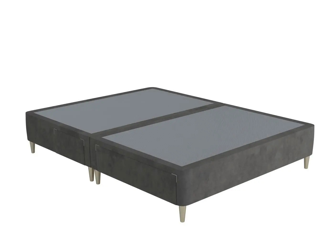 TheraPurÂ® Shallow Divan Base - Grey Dreams
