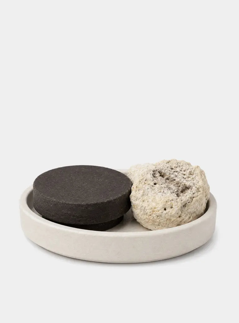 Theta Two-Piece  Handmade Ceramic Soap Dish FYSHA