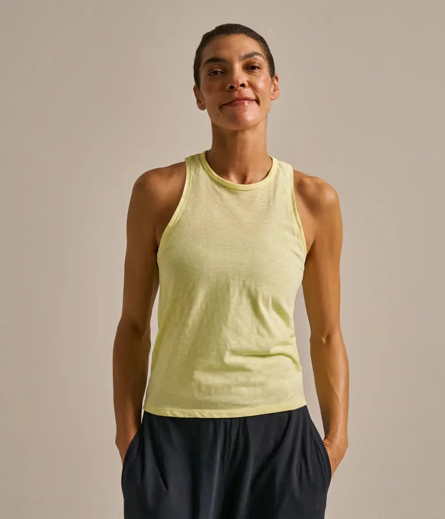 Tie Back Slub Vest Top BAM Clothing