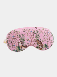 Tiger Cloud Padded Satin Sleep Mask SMUG