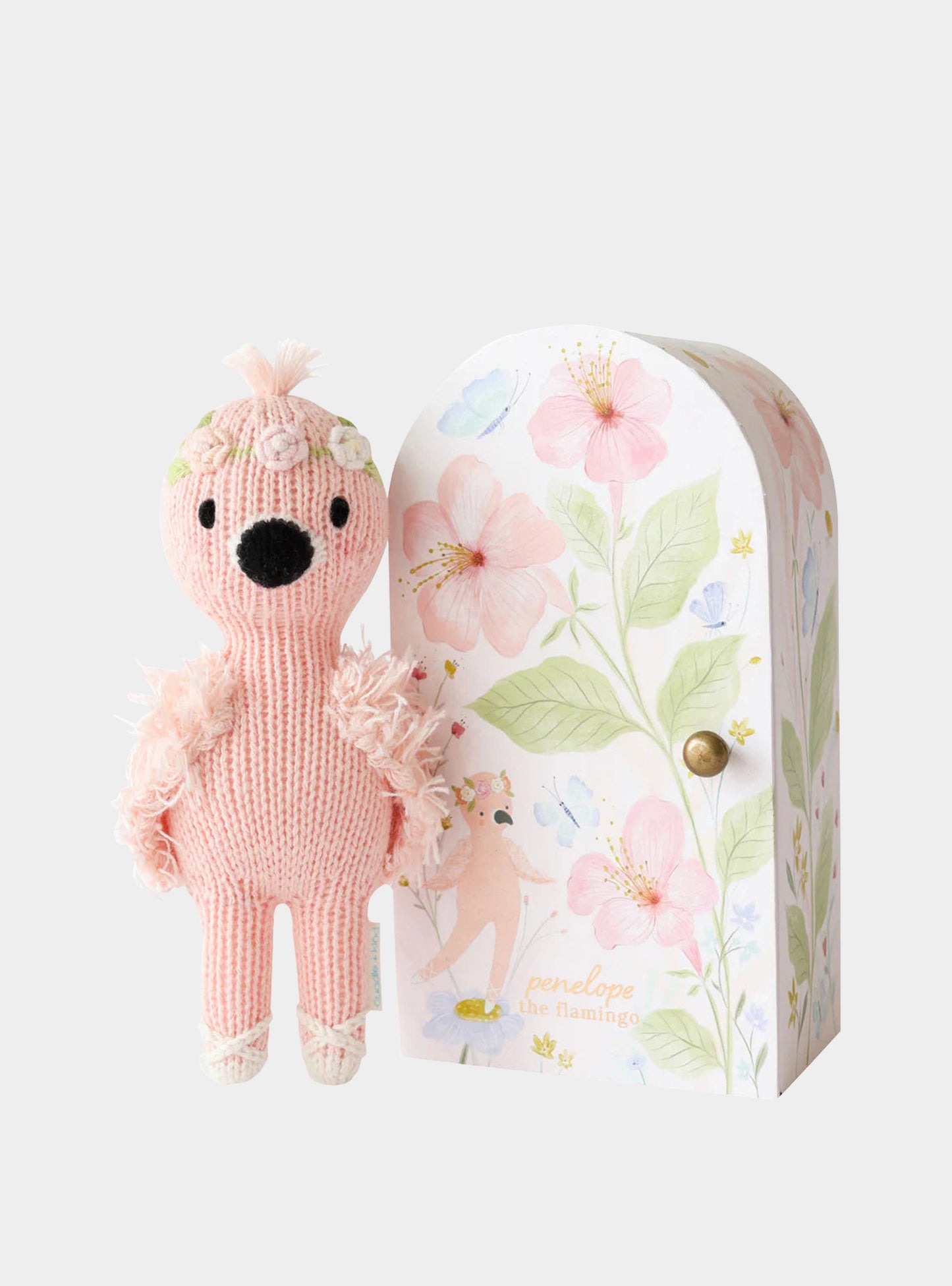 cuddle+kind - Tiny Collection in a Box - Penelope the Flamingo Cuddle+Kind