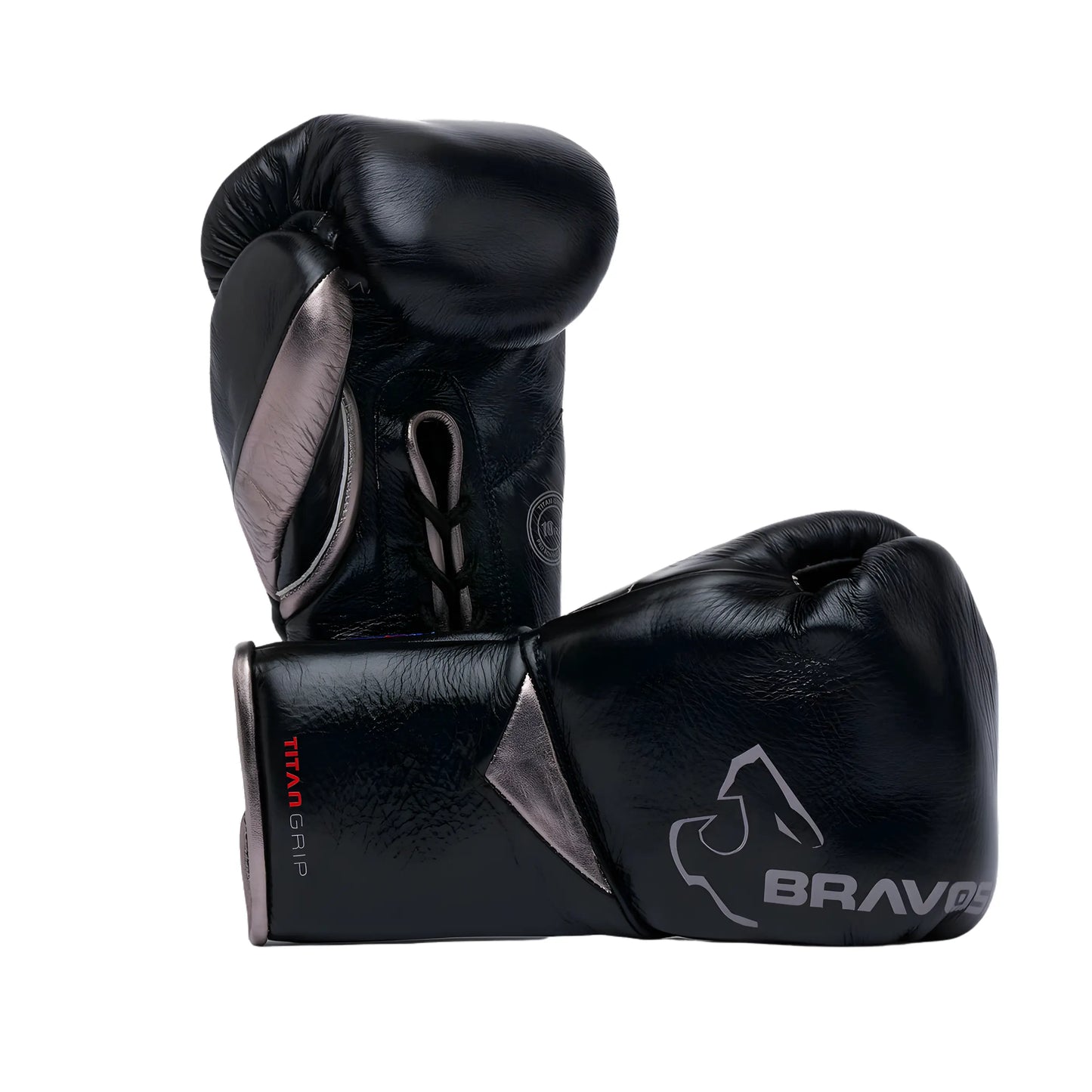 Titan Grip BBBOFC Horsehair Professional Fight Gloves Bravose