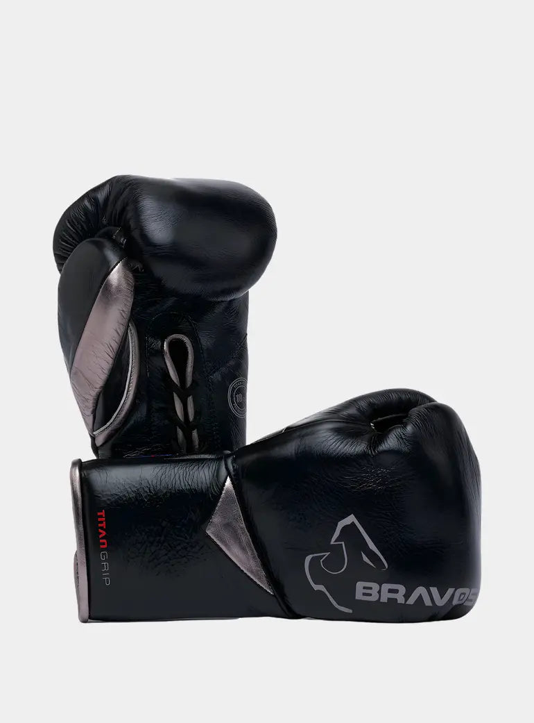 Titan Grip BBBOFC Horsehair Professional Fight Gloves Bravose