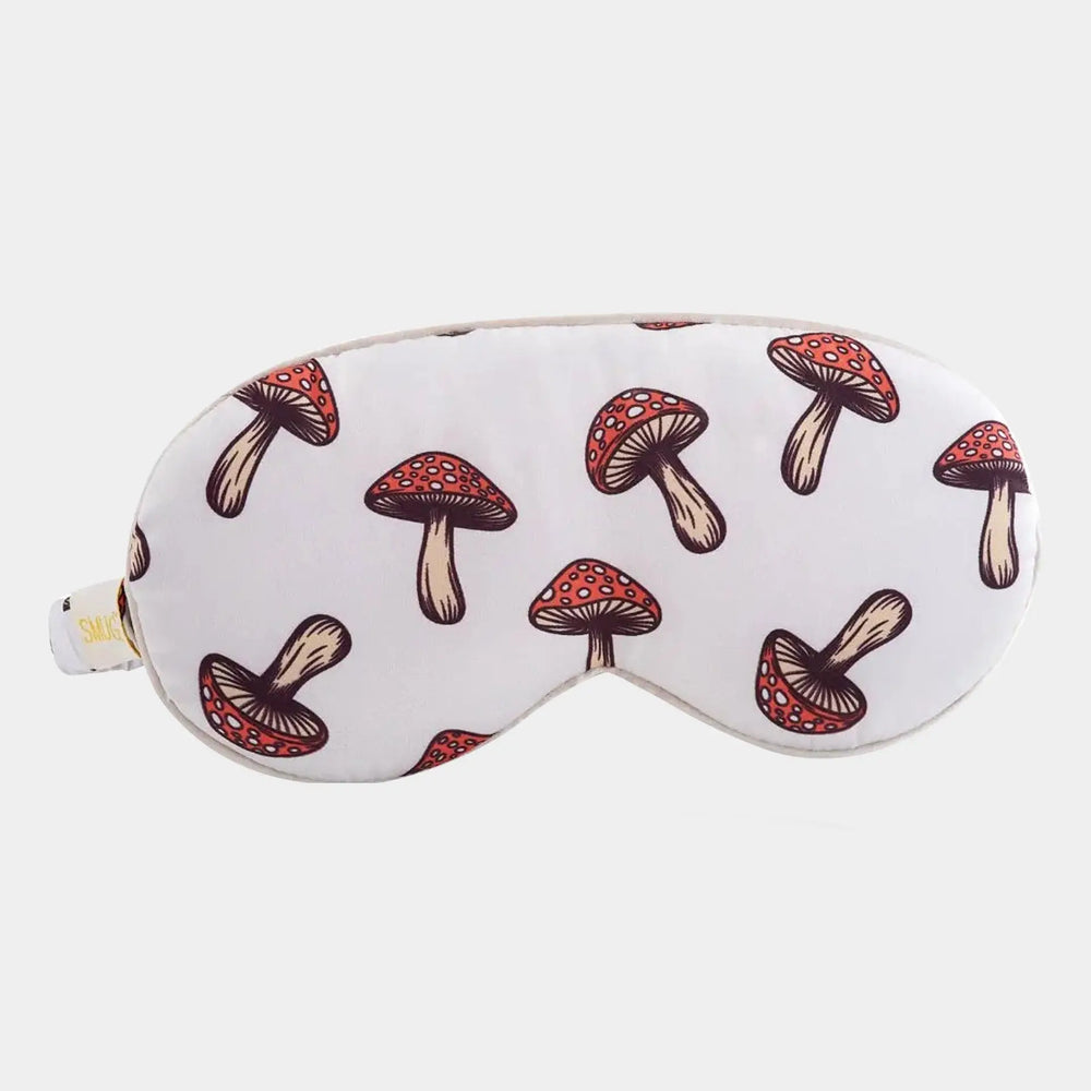 Toadstool Cloud Padded Satin Sleep Mask SMUG
