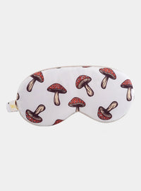 Toadstool Cloud Padded Satin Sleep Mask SMUG
