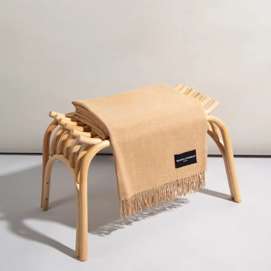 Toasted Oats Love Stories 100% Cashmere Blanket Heating & Plumbing London