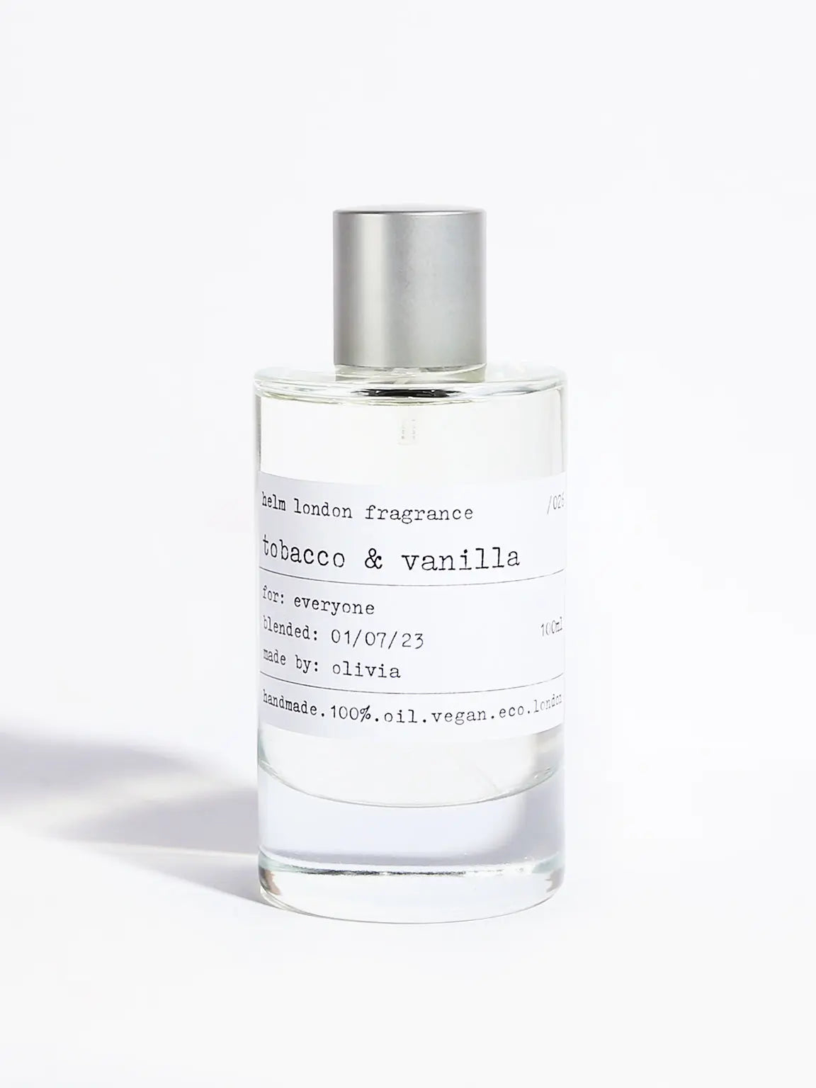 Tobacco & Vanilla Fragrance - 100ml Helm London