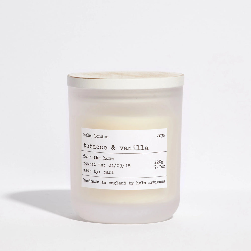 Tobacco & Vanilla Luxury Candle Helm London