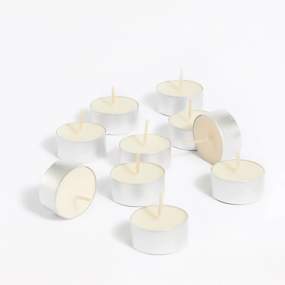 Tobacco & Vanilla Tealights - Set Of 10 Helm London